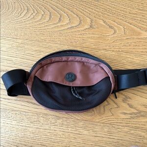 lululemon athletica Brown and Black Belt Bag